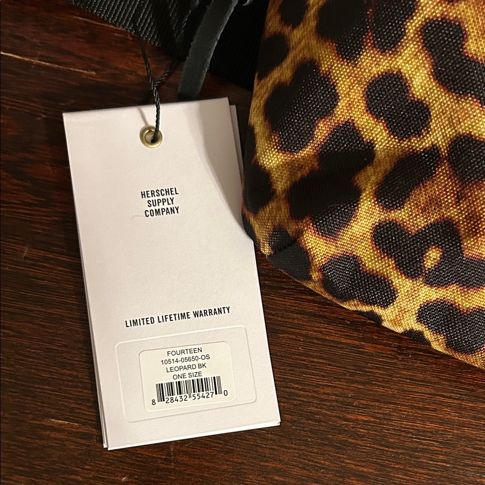 Herschel Leopard Pattern Bag NWT - image 2
